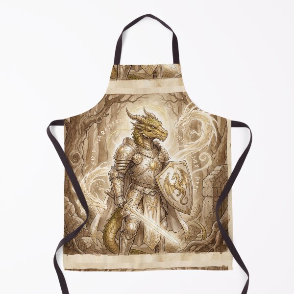Item preview, Dragon born Paladin fantasy art creature race designed and sold by Vintage Designs +.