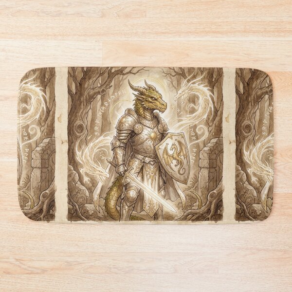 Item preview, Dragon born Paladin fantasy art creature race designed and sold by Vintage Designs +.