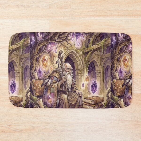 Item preview, Storyteller the old Wisdom Keeper wizard fantasy art creature race designed and sold by Vintage Designs +.