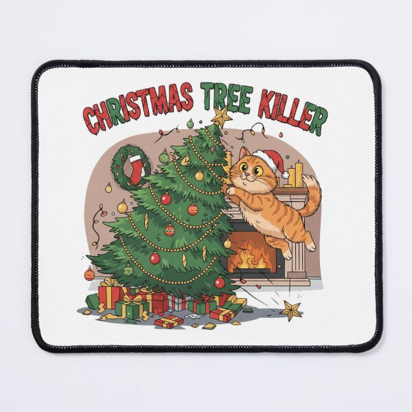 Item preview, Christmas Tree Killer Cat designed and sold by GG-Graphics.