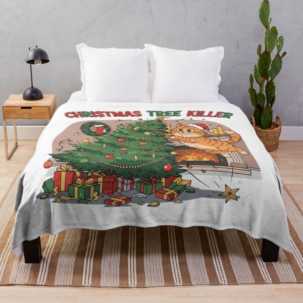 Item preview, Christmas Tree Killer Cat designed and sold by GG-Graphics.