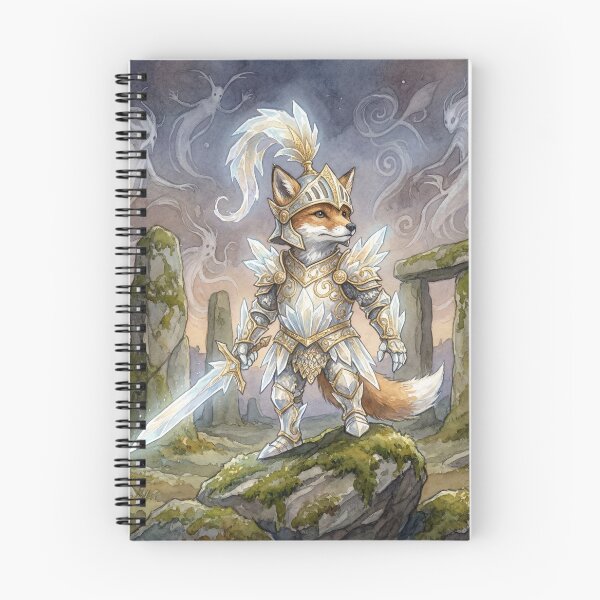 Item preview, Crystal Knight Fae Guardian fox fantasy art creature race designed and sold by Vintage Designs +.