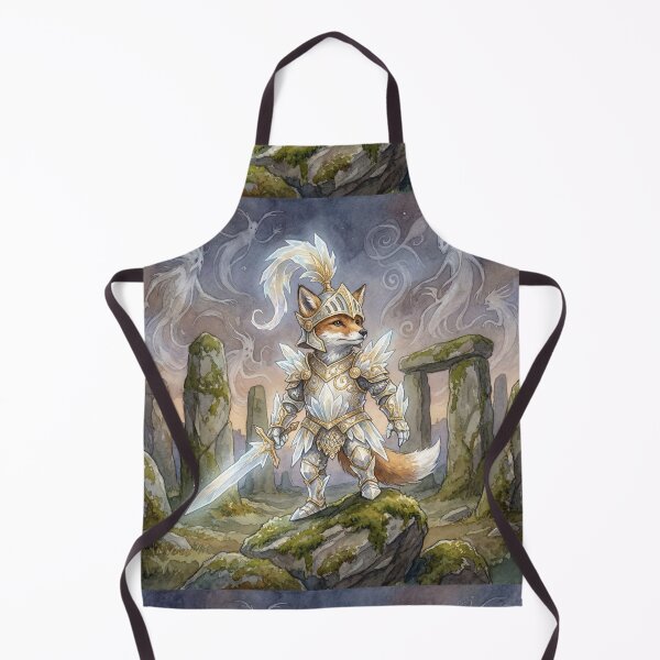 Item preview, Crystal Knight Fae Guardian fox fantasy art creature race designed and sold by Vintage Designs +.