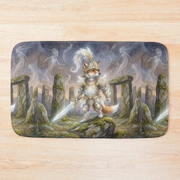 Item preview, Crystal Knight Fae Guardian fox fantasy art creature race designed and sold by Vintage Designs +.