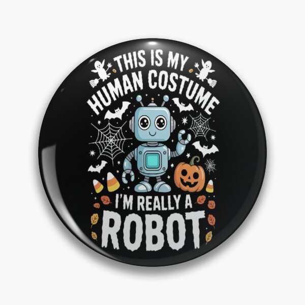 Artikelvorschau, Das ist mein Mensch, ich bin eigentlich ein Roboter – Halloween entworfen und verkauft von CottonCandyPrin.
