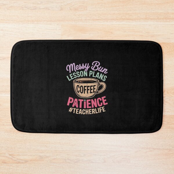 Item preview, Messy Bun Lesson Plans Coffee Teacher Life Back To School  designed and sold by CombatTask.