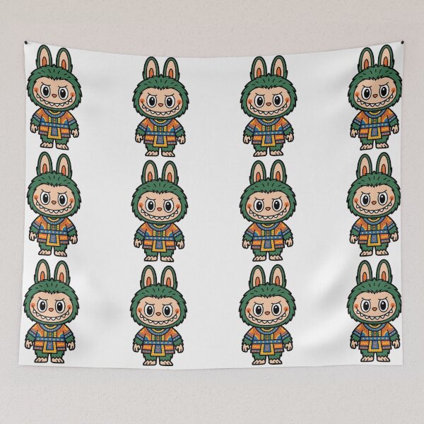 Item preview,  labubu art, cute adorable labubu doll with vibrant colors designed and sold by nicnacc.