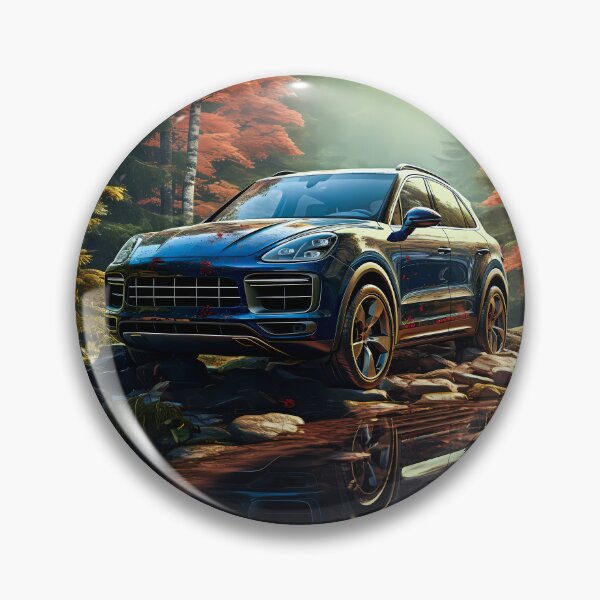 Item preview, SUV contrasting with glowing fall forest colors designed and sold by RevUpDesign.