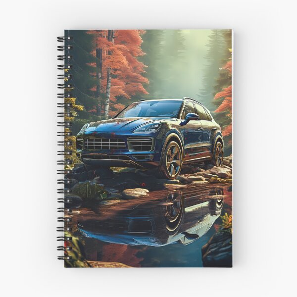Artikelvorschau, SUV im Kontrast zu den leuchtenden Herbstwaldfarben entworfen und verkauft von RevUpDesign.