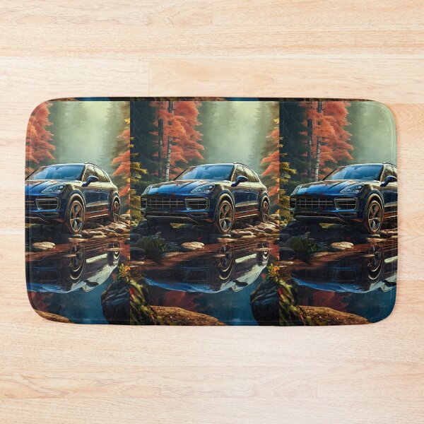 Item preview, SUV contrasting with glowing fall forest colors designed and sold by RevUpDesign.