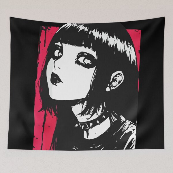 Item preview, Horror anime girl  designed and sold by BrownHorse90s.