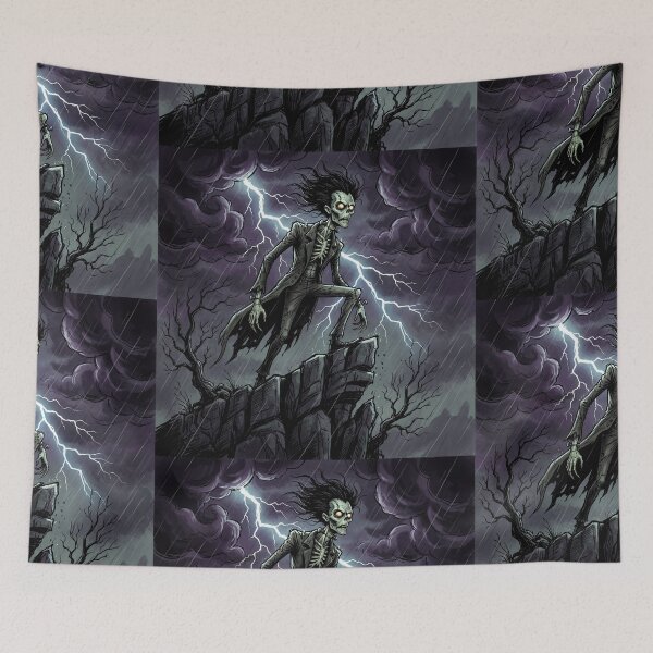Item preview, Frankenstein's monster illustration art designed and sold by Vintage Designs +.