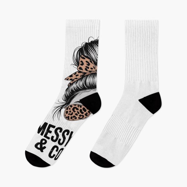 Item preview, Messy Buns & Coffee - Womens Leopard Coffee Lover  designed and sold by MathisBellanger.