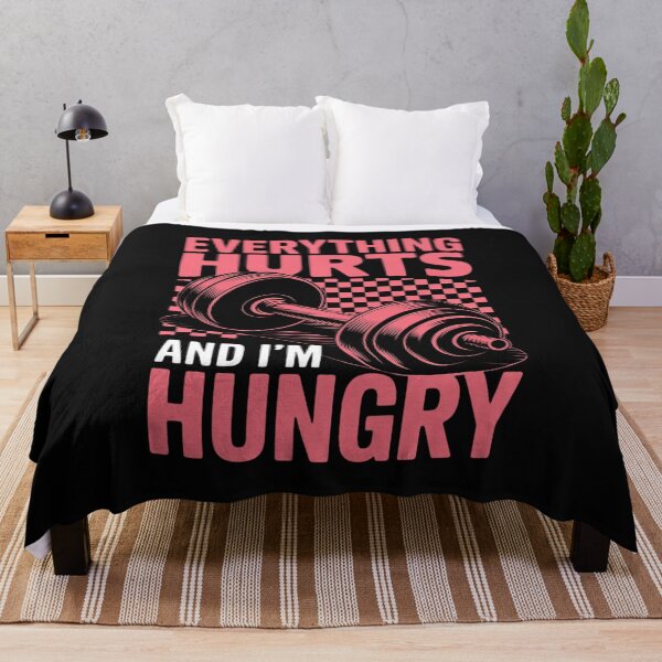 Item preview, Everything Hurts and I'm Hungry Workout Gym Fitness designed and sold by nicomitchell.