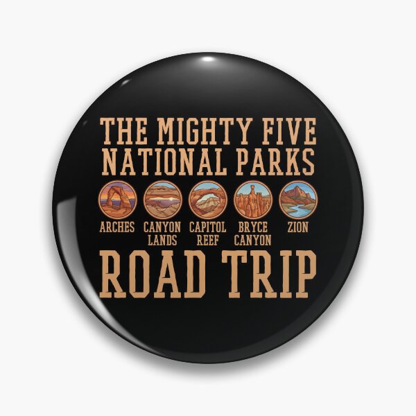 Item preview, Utah Mighty 5 Five National Parks Trip Camping Hiking designed and sold by Carl's Clothing.