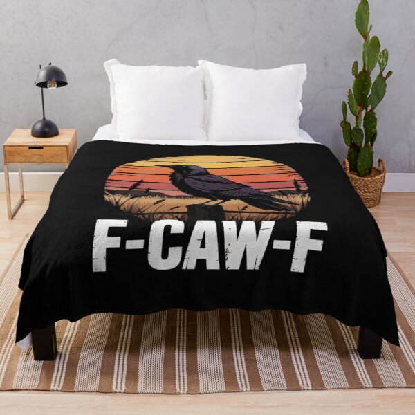 Item preview, F-Caw-F Black Crow Graphic for Raven Sunset designed and sold by nicomitchell.