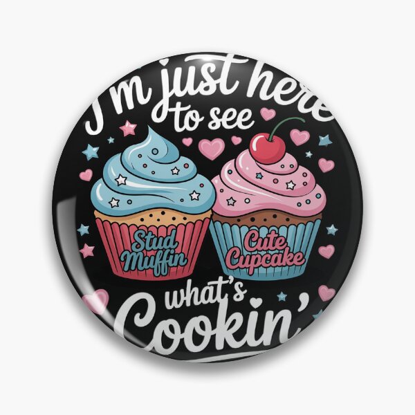 Artikelvorschau, Gender Reveal – Ich bin einfach nur hier, Cupcake oder Stud Muffin? entworfen und verkauft von nicomitchell.