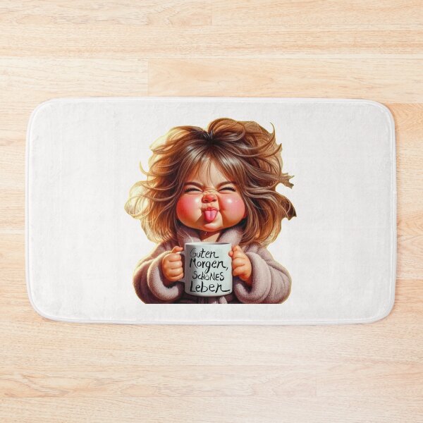 Item preview, Good Morning Beautiful Life; German; AI Style;  designed and sold by StickerApe.