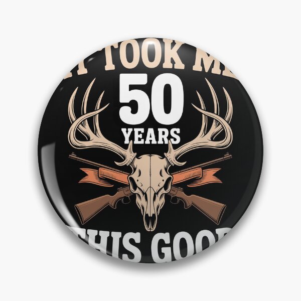 Item preview, Hunters 50th Birthday Years Old Deer Hunting Stag Buck Hunt designed and sold by nicomitchell.