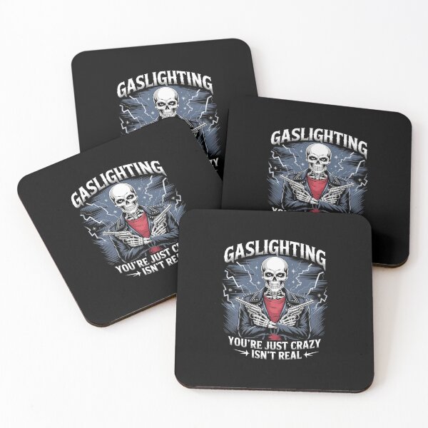 Item preview, Gaslighting Isn't Real Funny Cringe Skeleton Meme Bootleg  designed and sold by khorbiasieno.