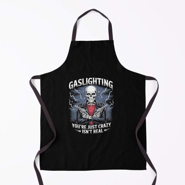 Item preview, Gaslighting Isn't Real Funny Cringe Skeleton Meme Bootleg designed and sold by khorbiasieno.