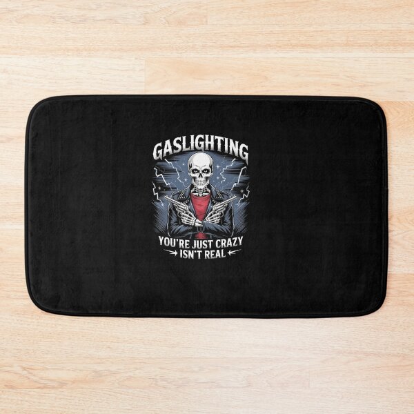 Item preview, Gaslighting Isn't Real Funny Cringe Skeleton Meme Bootleg  designed and sold by khorbiasieno.