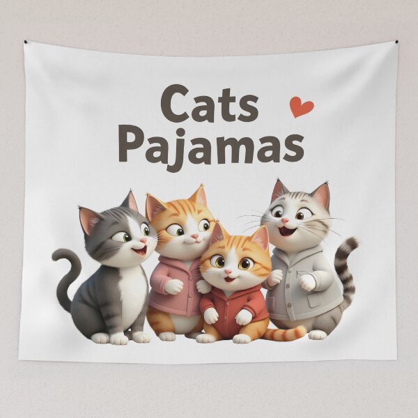Item preview, Clever Cats - Cats Pajamas designed and sold by Petalandfur.