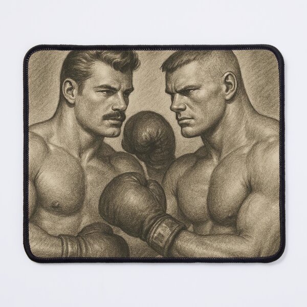 Item preview, 1940s San Francisco Head To Head Tom of Finland Tribute Gay Pride Graphic Design designed and sold by ItsAKinkThing.