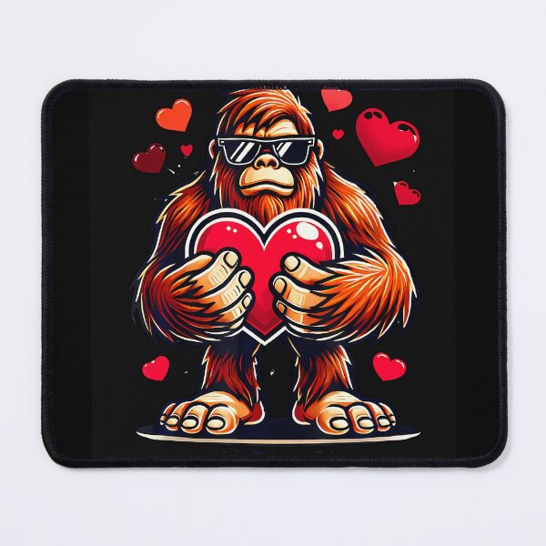 Artikelvorschau, Lustige Valentinstags-Bigfoot-Herz-Sonnenbrillen Sasquatch-Jungen entworfen und verkauft von JeneMindy.