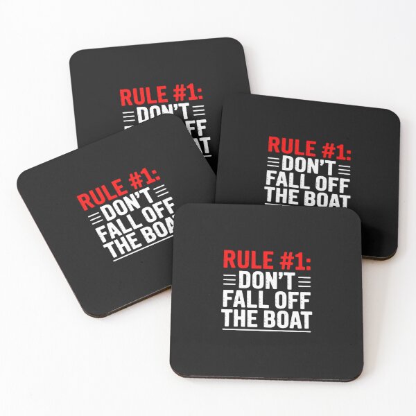 Item preview, Rule 1 Don't Fall Off The Boat - Boating Sailing Motorboat designed and sold by nicomitchell.