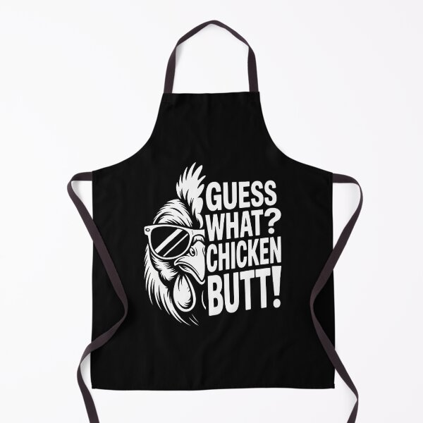 Item preview, Guess What Chicken Butt Funny Chicken Meme designed and sold by SharronDawn.