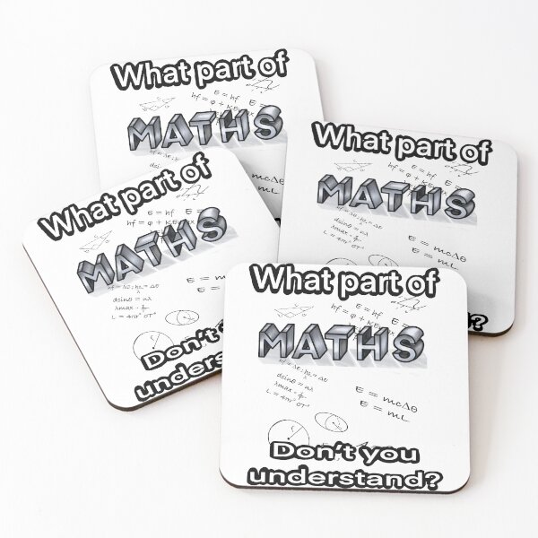Item preview, What Part of Maths Don't You Understand?" Funny Math Geek designed and sold by Artonmytee.