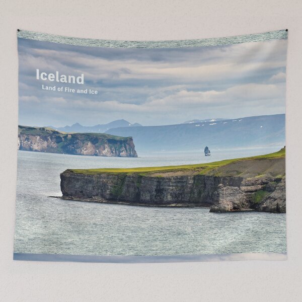 Item preview, Cliffs in a fjord, Northern Iceland, Land of Fire and Ice. Original photography designed and sold by studio838.