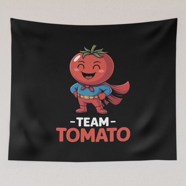 Item preview, Tomatoes Vegetable Vegans Gardeners Team Superhero designed and sold by nicomitchell.