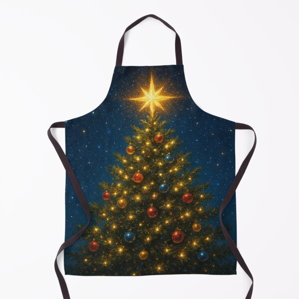 Item preview, Radiant Christmas tree at night designed and sold by Sigtrix.
