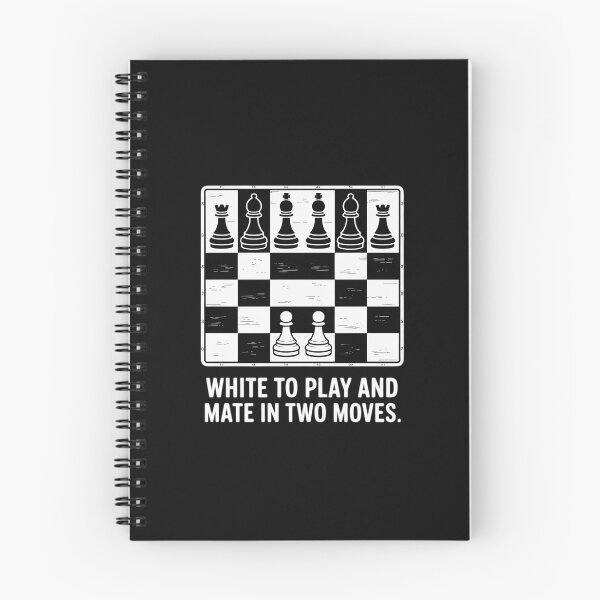 Item preview, White to Play and Mate in Two Moves Chess Puzzle designed and sold by nicomitchell.