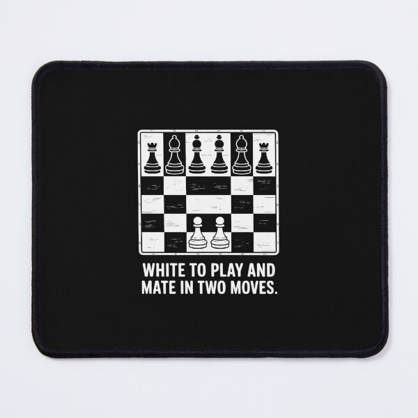 Item preview, White to Play and Mate in Two Moves Chess Puzzle designed and sold by nicomitchell.