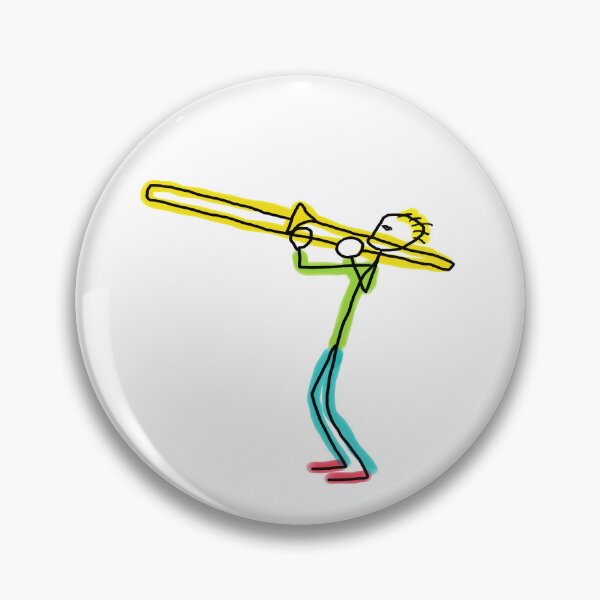 Item preview, Trombone Stickman designed and sold by Mark-Ewbie.