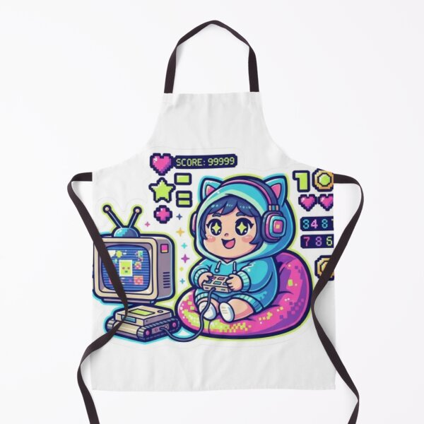 Artikelvorschau, Retro-Gamer-Abend – Niedliche Chibi-Spielhalle entworfen und verkauft von Ditstyle.