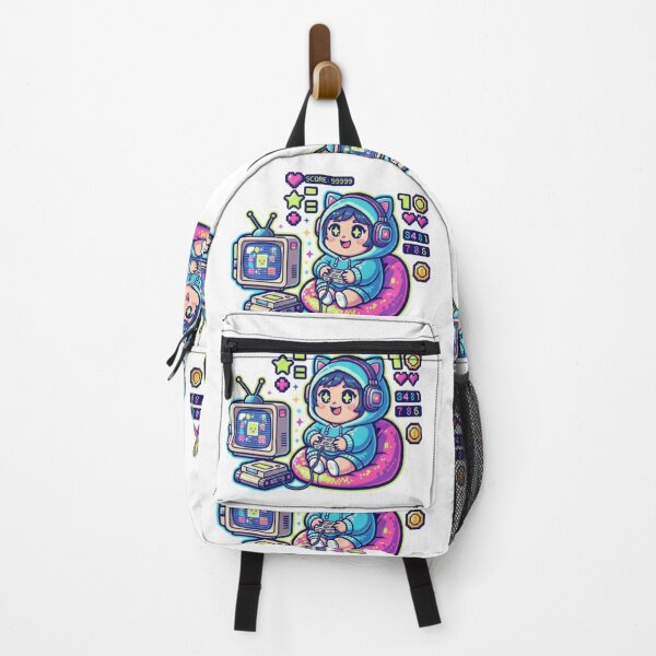 Item preview, Retro Gamer Night – Cute Chibi Arcade designed and sold by Ditstyle.