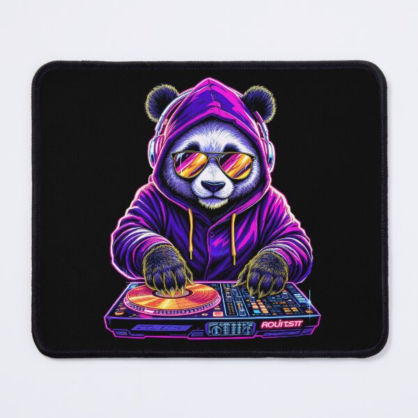 Item preview, DJ Panda | Neon Bass Master designed and sold by ColorSplash123.