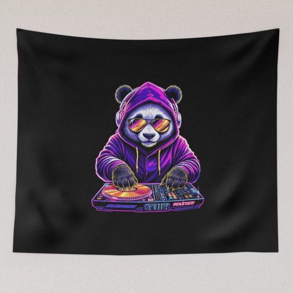 Item preview, DJ Panda | Neon Bass Master designed and sold by ColorSplash123.