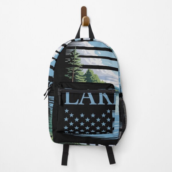 Item preview, American Flag Patriot Fishing At The Lake This Is Lake Life designed and sold by nicomitchell.