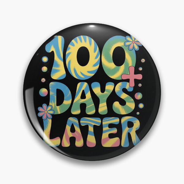 Item preview, One Hundred Days Later 100th day of school teacher or pupil  designed and sold by lilLilaBatArt.