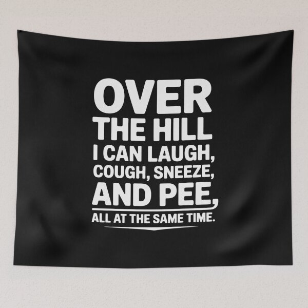 Item preview, Over The Hill Old People Joke Gag Gift designed and sold by nicomitchell.