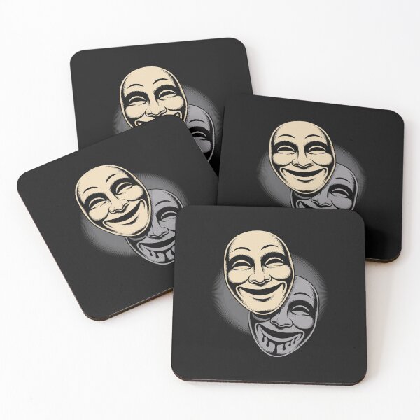 Item preview, Comedy Tragedy Masks Theater Drama Club Matching Gift Coach designed and sold by nicomitchell.
