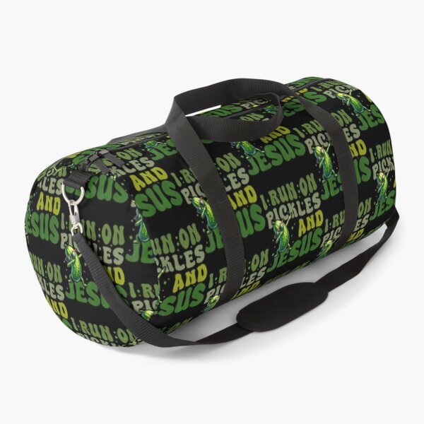 Item preview, Pickle Lover Dill Cucumber I Run On Pickles And Jesus designed and sold by SharronDawn.