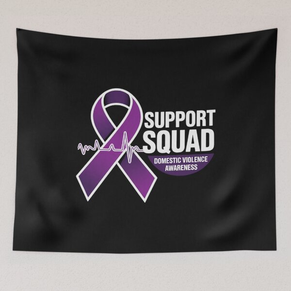 Item preview, Domestic Violence Awareness Month Support Squad Heartbeat designed and sold by nicomitchell.
