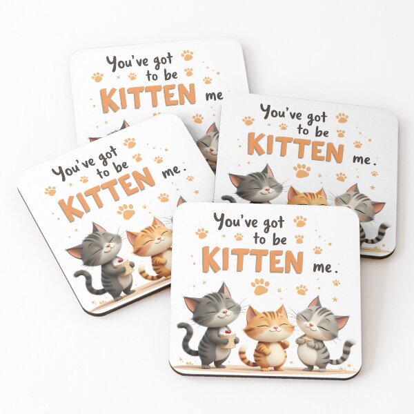 Item preview, Clever Cats - You've got to be Kitten me designed and sold by Petalandfur.