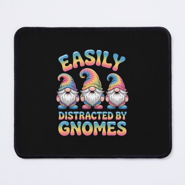 Item preview, Easily Distracted By Gnomes Three Hippie Gnome Peace designed and sold by nicomitchell.